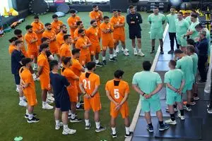 آغاز اردوی نهایی تیم ملی فوتبال ایران برای دیدار مقابل قطر و کره شمالی