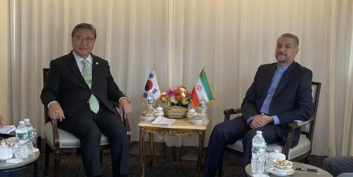 مباحثات بین وزیري خارجیة إیران وکوریا الجنوبیة في نیویورك