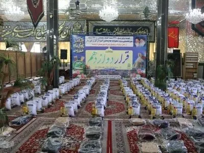 توزیع ۱۷۷پک تحصیلی بین دانش آموزان نیازمند