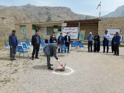 آغاز عملیات اجرایی ساخت دبستان ۳ کلاسه شهدا در روستای پرچستان شهرستان ایذه