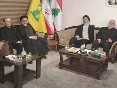 حضور ابطحی در دفتر حزب الله لبنان