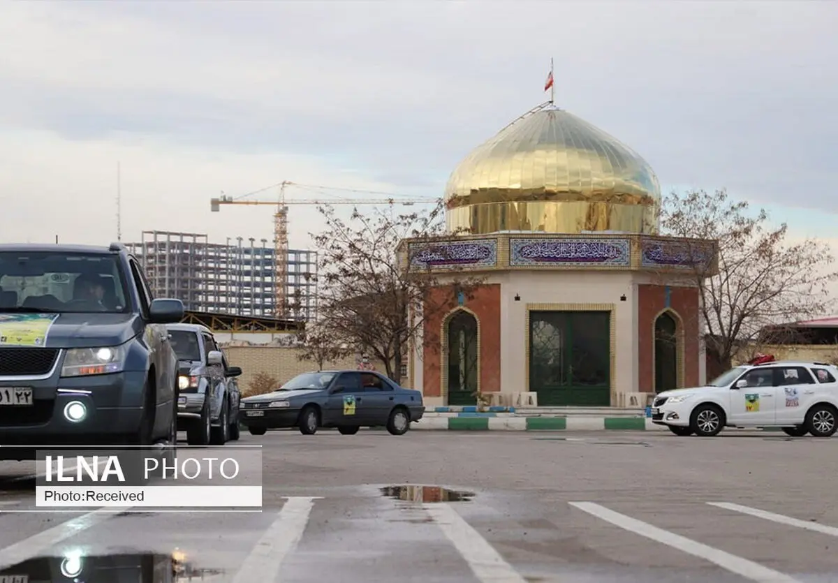 قهرمانان اتومبیلرانی قزوین عازم زیارت مزار حاج قاسم شدند