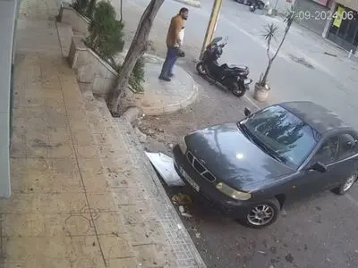 ویدیویی از لحظه اصابت موشک‌های سنگرشکن اسرائیل که برای ترور سیدحسن نصرالله شلیک شده بودند