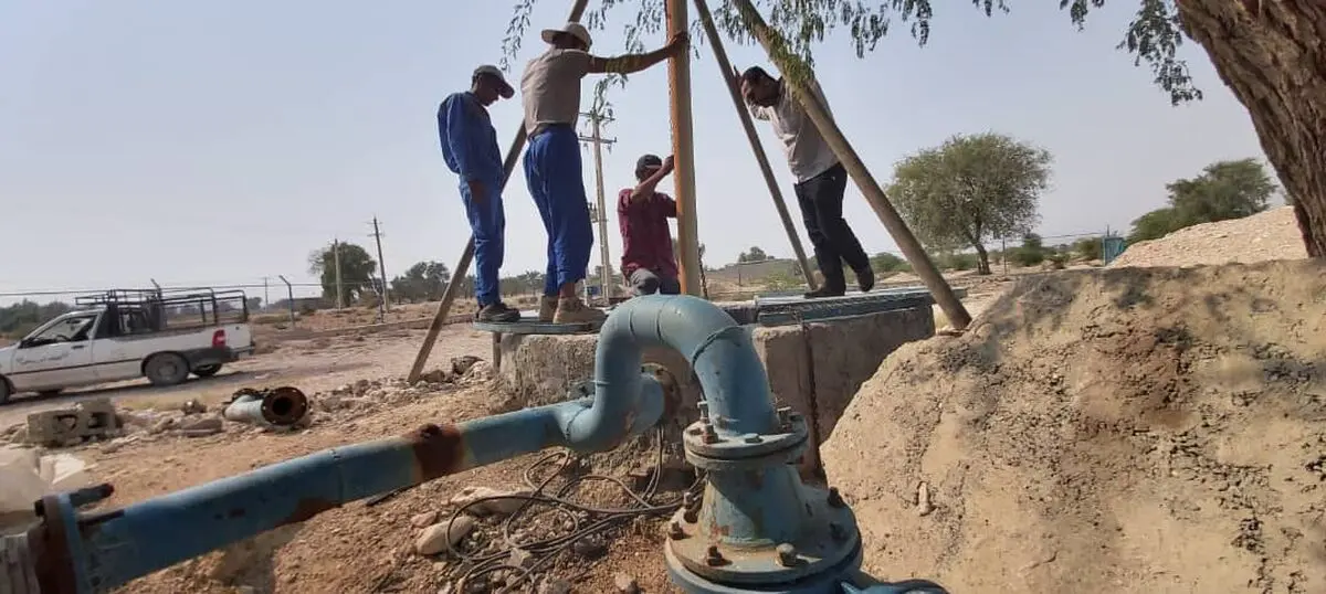 کف‌شکنی چاه‌های پارسیان برای تامین آب مورد نیاز شهروندان/ تلاش می‌کنیم مشکلات آبی پارسیان را به حداقل ممکن برسانیم