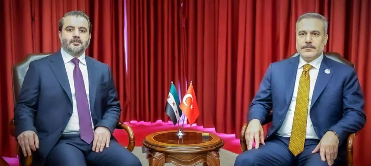 دیدار فیدان و الشیبانی در دوحه