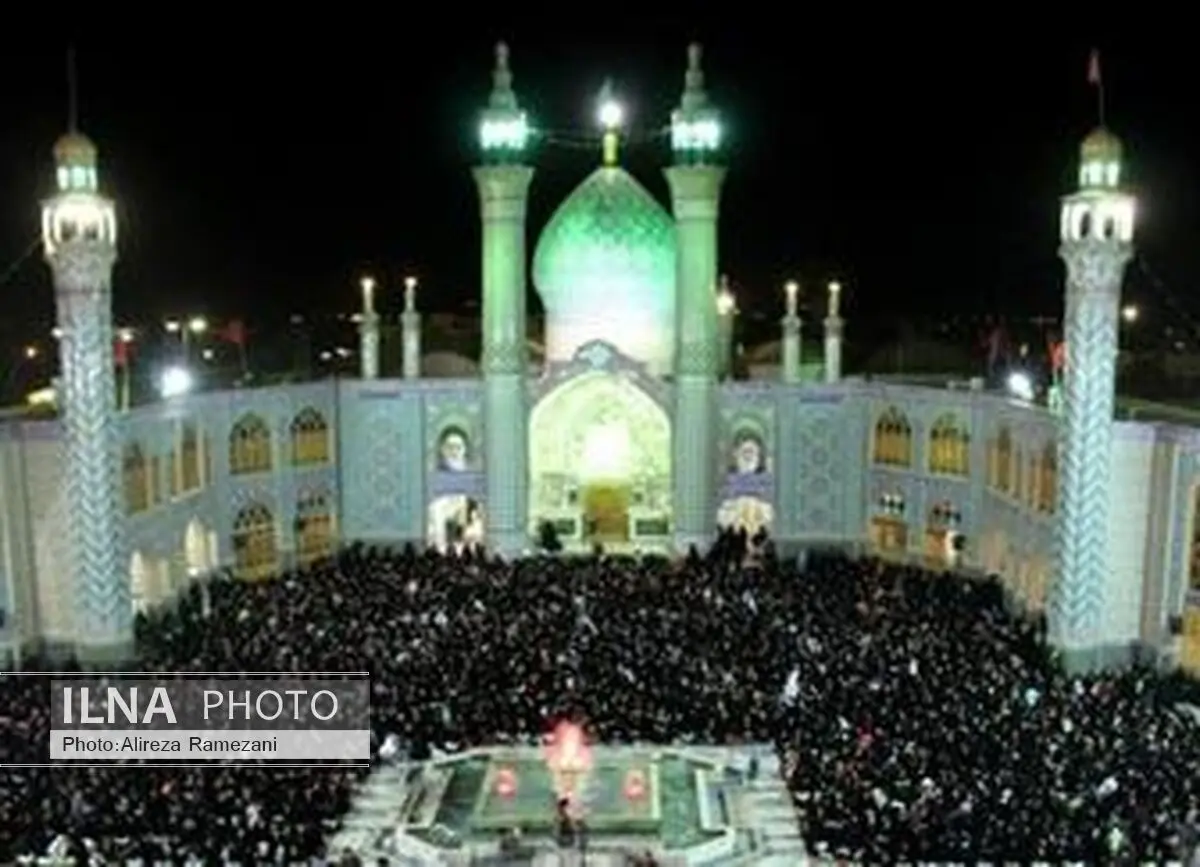 آیین سوگواره رحلت محمد هلال بن علی (ع) در حرم مطهر برگزار شد