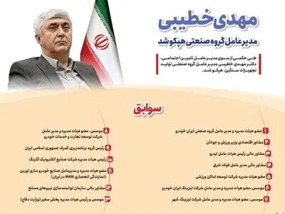 مهدی خطیبی مدیر عامل گروه صنعتی هپکو شد 
