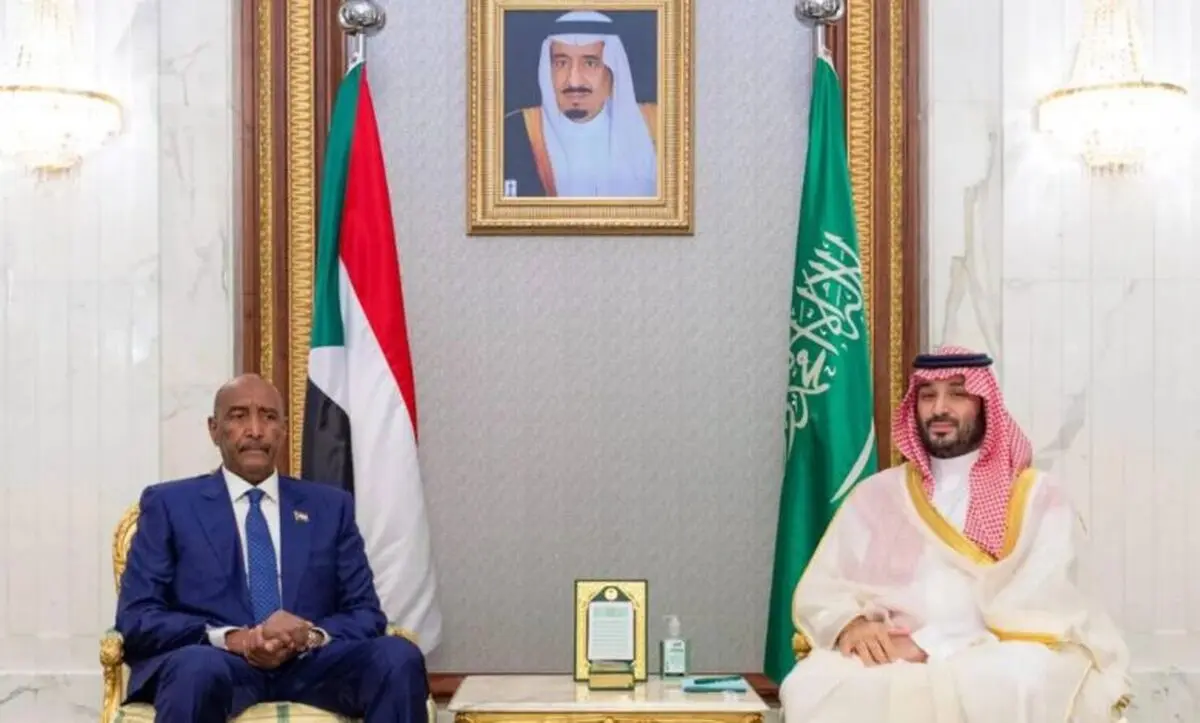 دیدار بن سلمان و البرهان در عربستان 