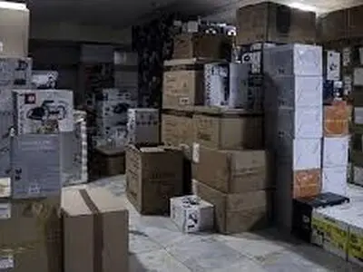 کشف انبار میلیاردی لوازم خانگی قاچاق در لنگرود