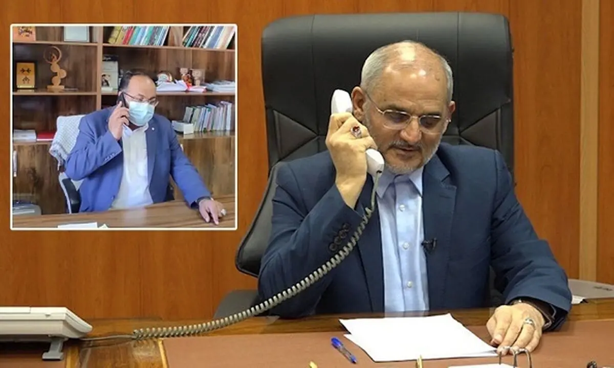 گفتگوی تلفنی وزیر آموزش‌وپرورش با مدیر آموزش‌وپرورش ناحیه یک زاهدان