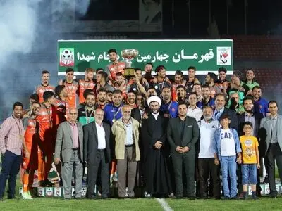 سایپا روی سکوی قهرمانی جام شهدا