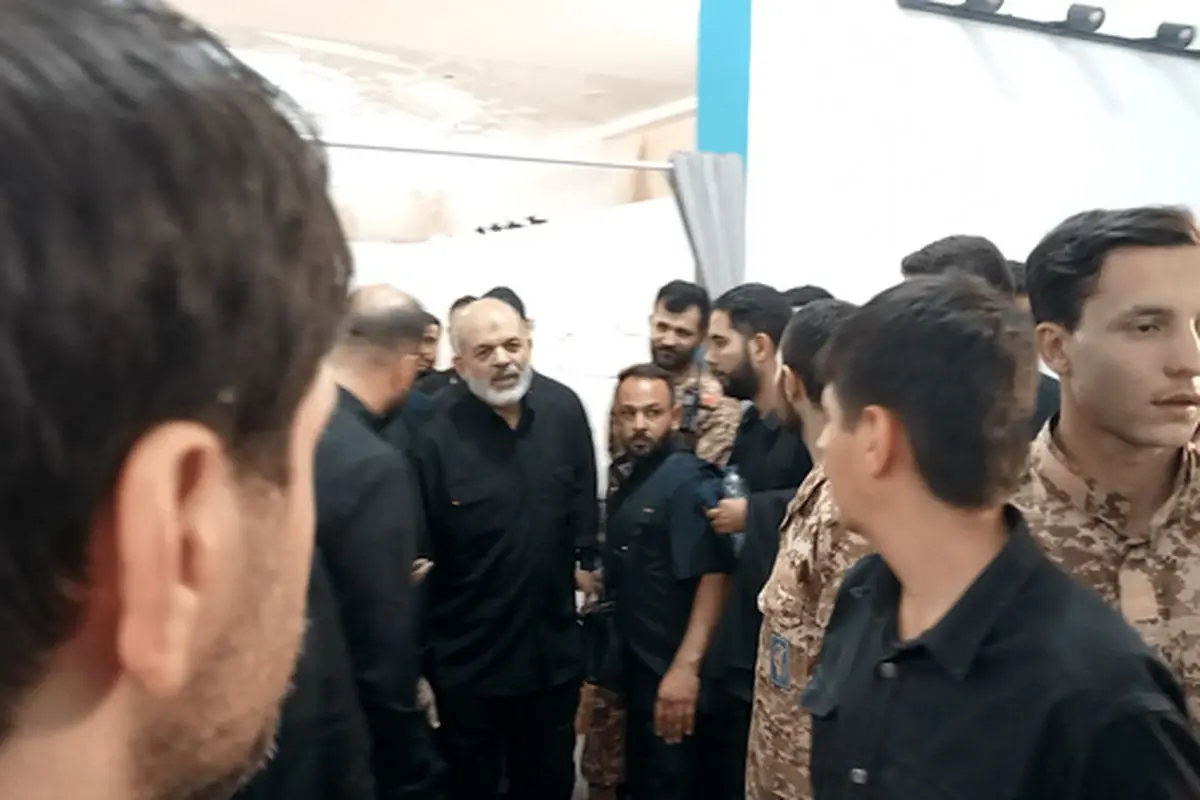 بازدید سردار وحیدی از بیمارستان موقت مصلای تهران