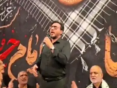 غوغای حامد شاکرنژاد، قاری برنامه محفل و کربلایی حسین طاهری در شب موذن کربلا + فیلم