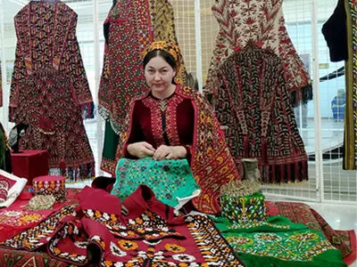 «سوزن‌دوزی ترکمن» ثبت جهانی شد