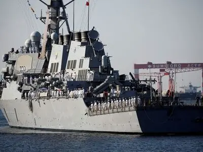 U.S. warship again transits sensitive Taiwan strait