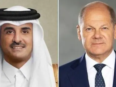 تماس تلفنی صدراعظم آلمان با امیر قطر