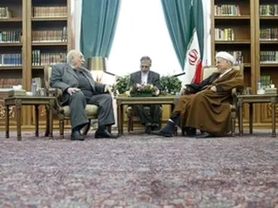 دیدار احمد جبرئیل با آیت الله هاشمی
