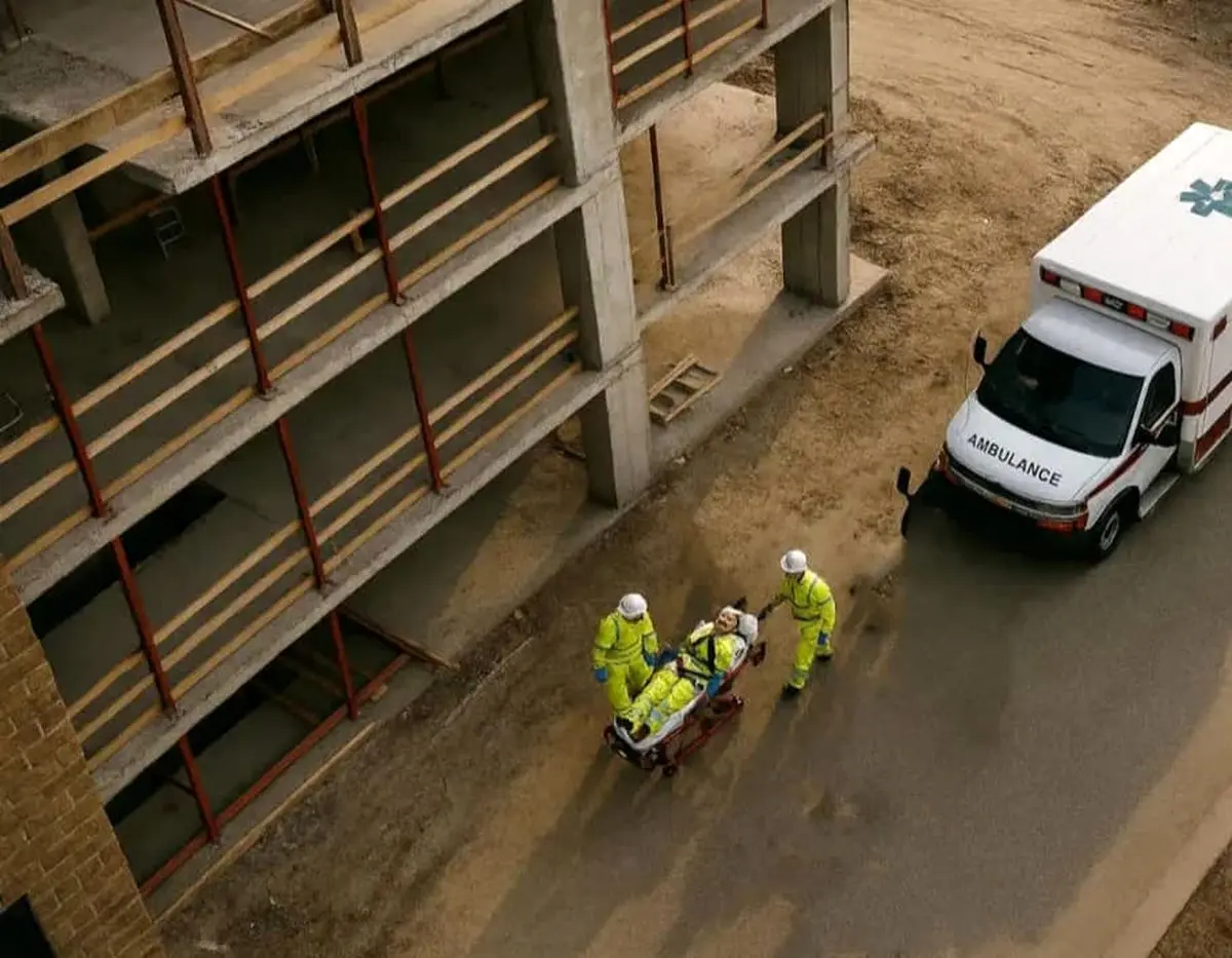 سقوط یک کارگر در پروژه مسکن مهر محلات