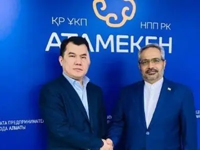 التبادل التجاري السنوي بین ایران وکازاخستان ینمو 20 بالمئة