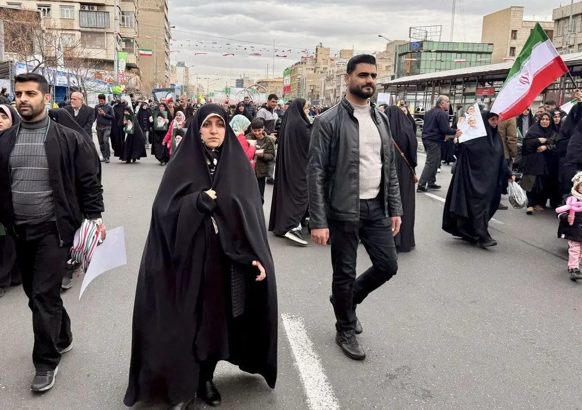 حضور معاون رئیس‌جمهور در مراسم راهپیمایی ۲۲ بهمن 