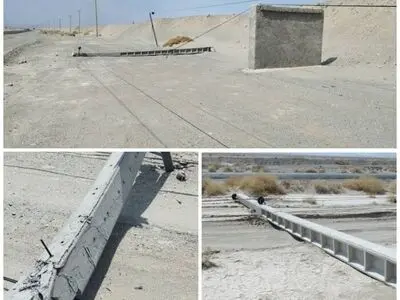 سقوط چند اصله تیربرق و اختلال در ترددهای جاده ای 