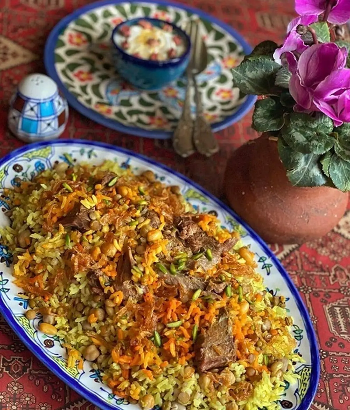 طرز تهیه پلو اسفندی 