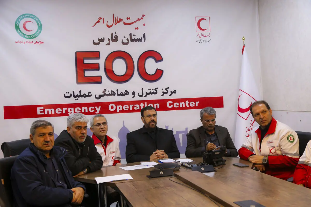انجام ۳۶ عملیات امدادی جمعیت هلال احمر از ابتدای جنگ در فارس/ ذخیره دارویی استان مطلوبی است