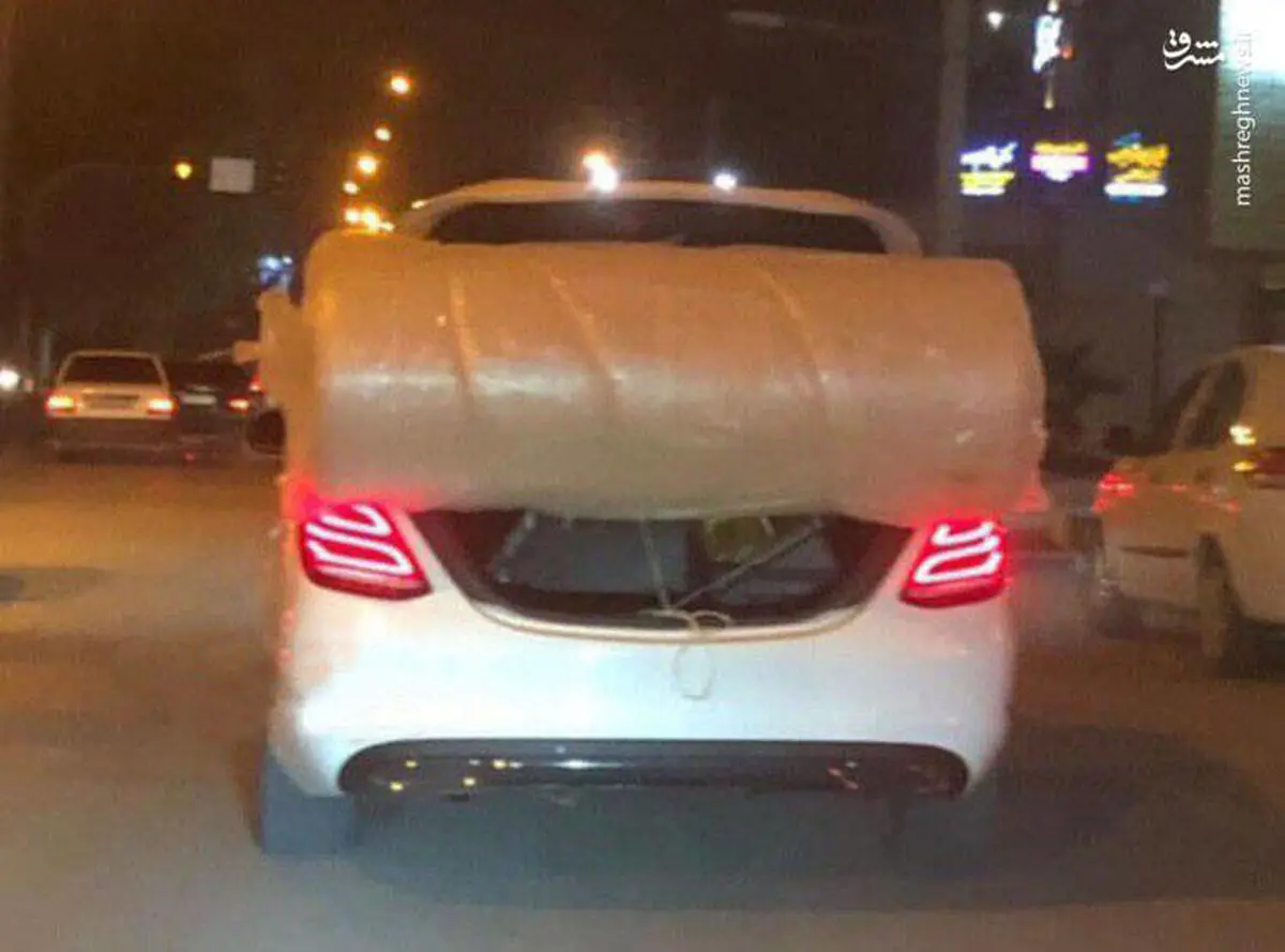 باربری با بنز یک میلیارد تومانی! +عکس