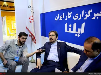 بازدید سخنگوی وزارت خارجه از غرفه ایلنا