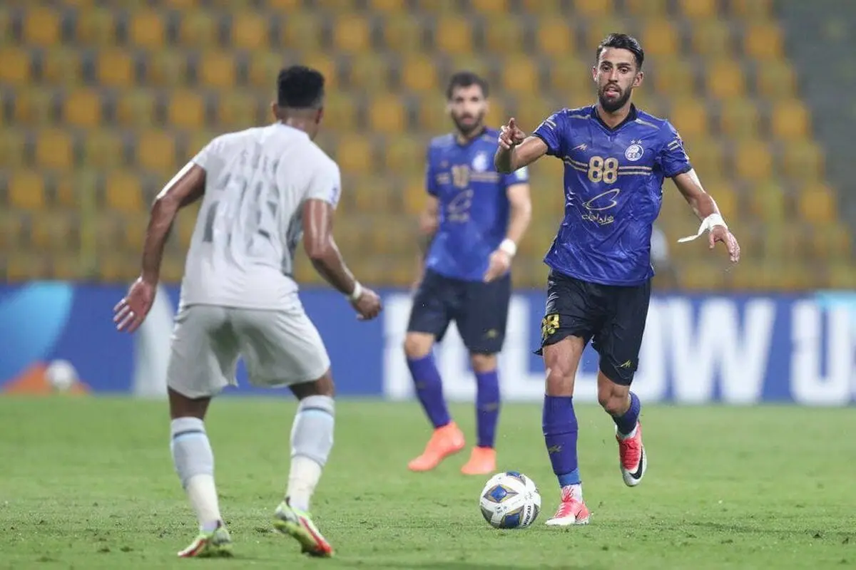 آمار بازی استقلال و الهلال عربستان(عکس)