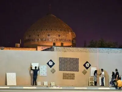 گالری پارچه به وسعت یک شهر در یزد