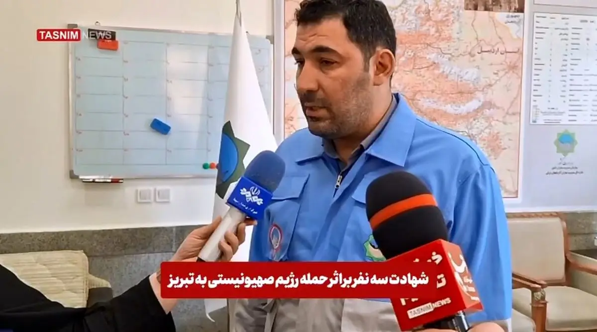 حمله اسرائیل به ۱۰ نقطه آذربایجان شرقی شهادت ۳ نفر ‌در تبریز + فیلم