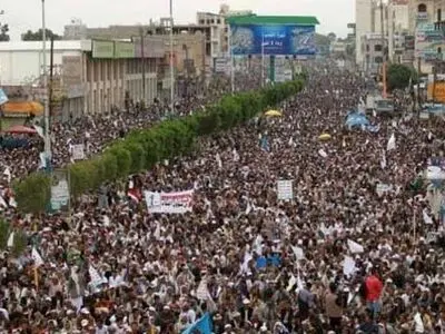 یمنی‌ها امروز علیه تجاوز نظامی عربستان تظاهرات می‌کنند