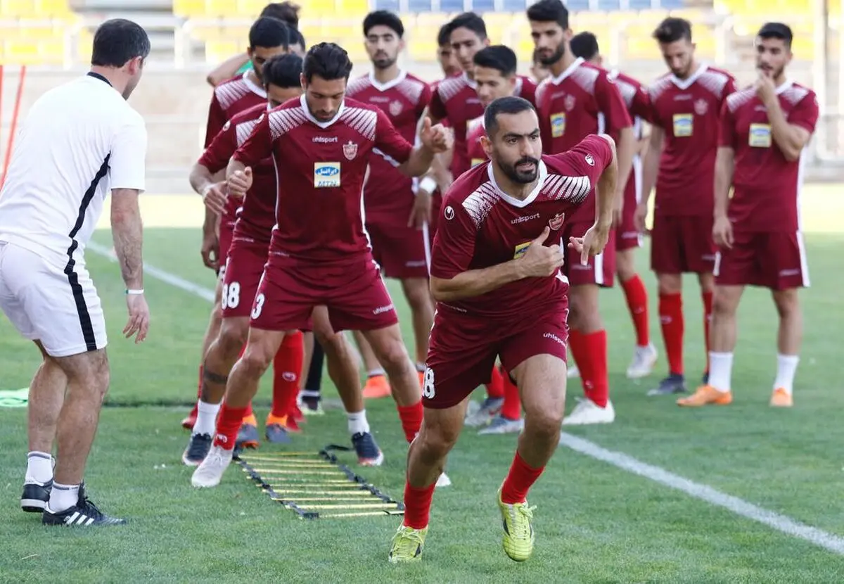 گزارش آخرین تمرین پرسپولیس پیش از بازی با سپاهان