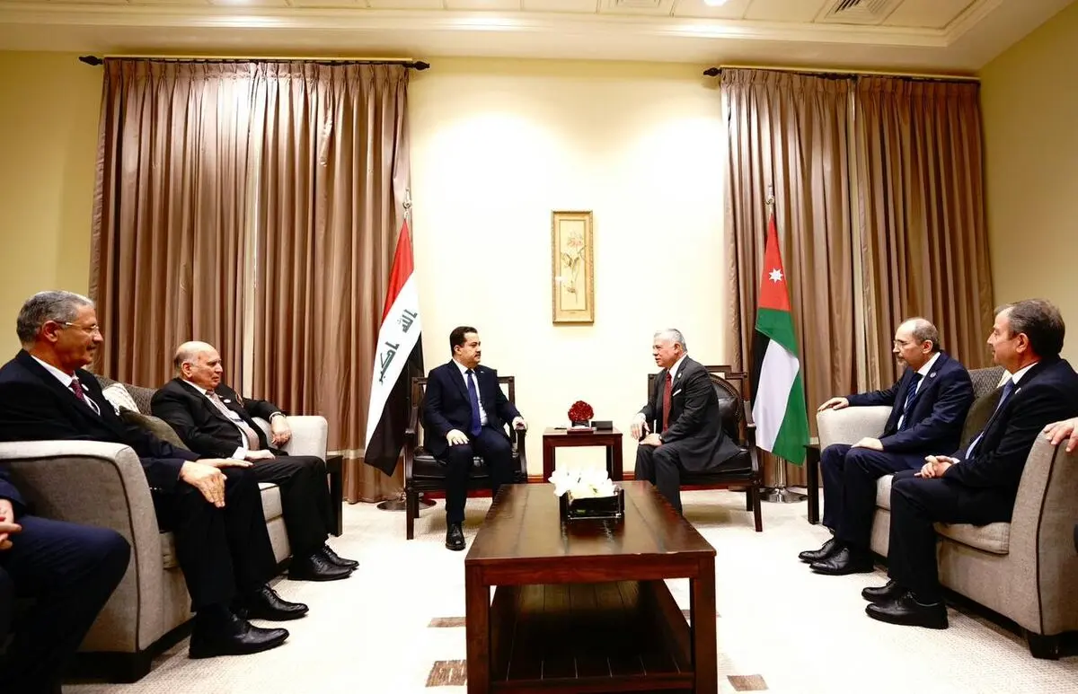 دیدار نخست‌وزیر عراق با پادشاه اردن
