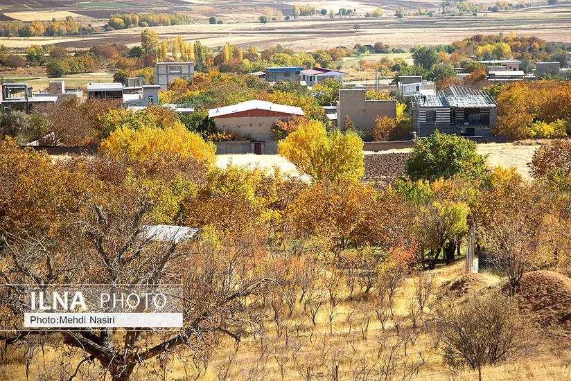  طبیعت پاییزی روستای سرسختی علیا