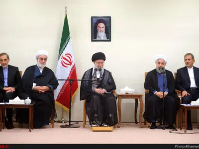 دیدار رئیس جمهور و اعضای هیأت دولت با رهبر انقلاب اسلامی