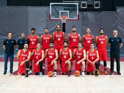 حضور ۱۲ بازیکن تیم ملی بسکتبال کشورمان در رژه مراسم افتتاحیه المپیک توکیو