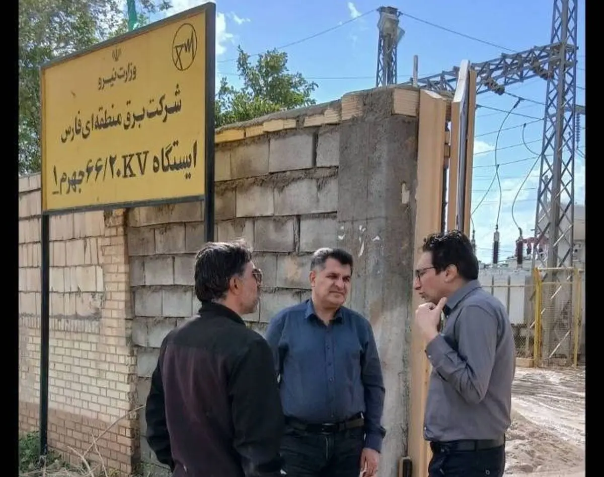 پایداری شبکه برق جهرم پس از بارش‌های سیل‌آسا 