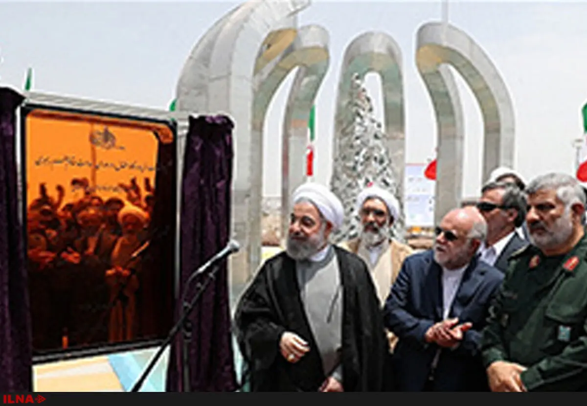 بهره‌برداری از پالایشگاه ستاره خلیج‌فارس با حضور روحانی