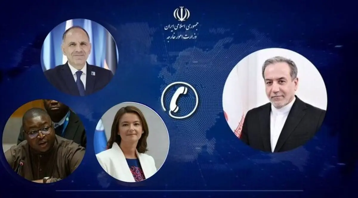 عراقجي يجري مباحثات هاتفية مع وزراء خارجية اليونان وسلوفينيا وسيراليون