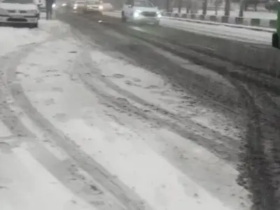بارش برف در ولنجک تهران + فیلم