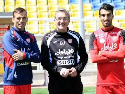 جشن قهرمانی پرسپولیس در تمرین امروز