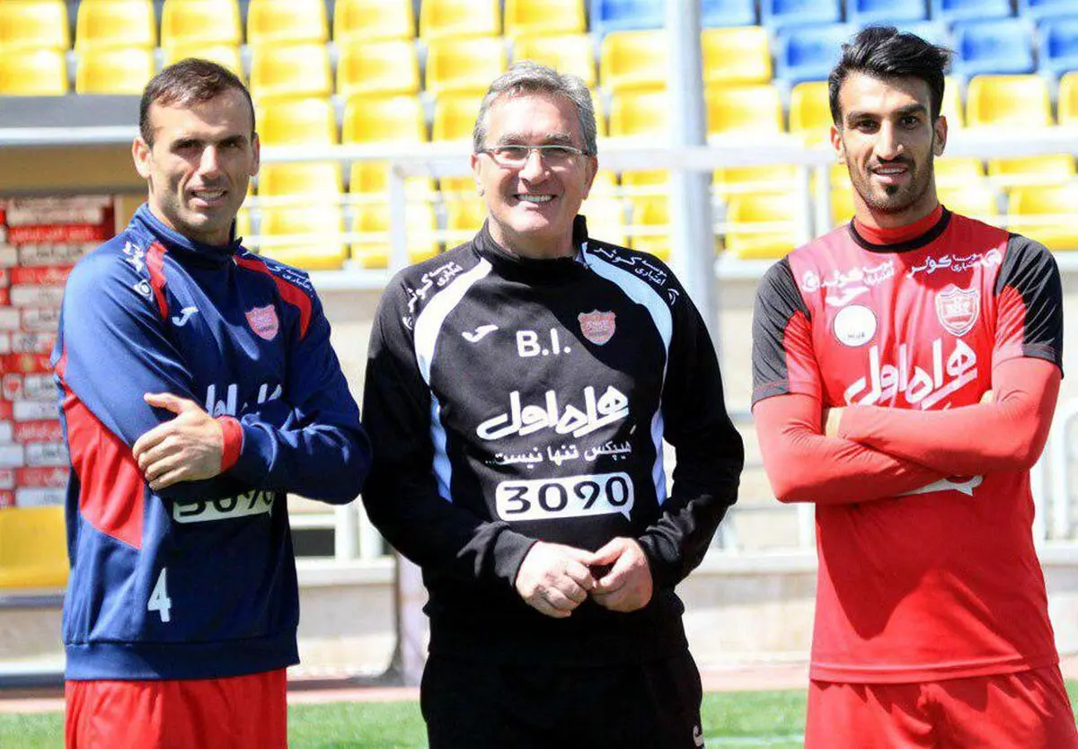جشن قهرمانی پرسپولیس در تمرین امروز