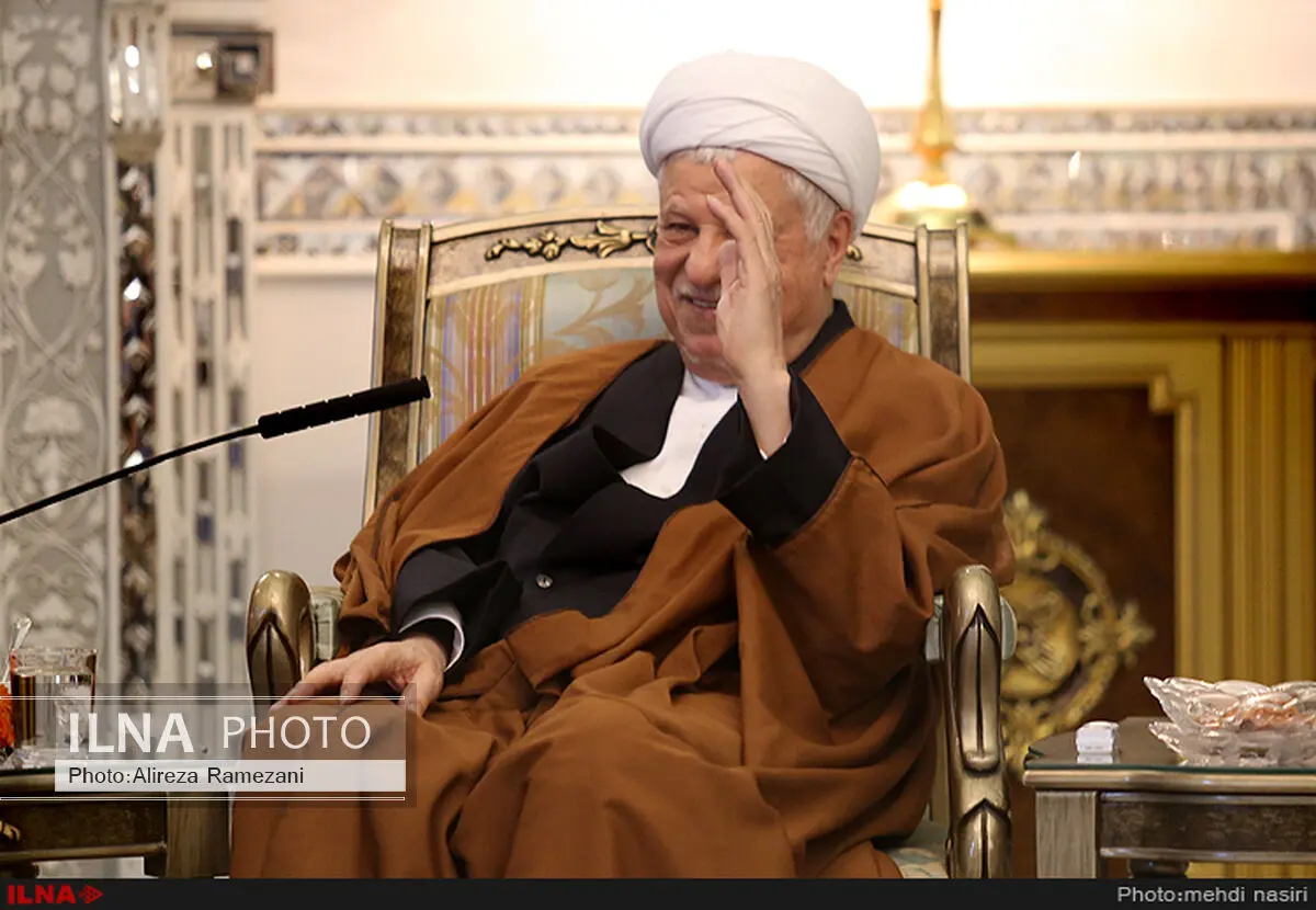 دیدار امام جمعه کیش با آیت الله هاشمی رفسنجانی 