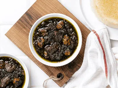 خورشت آلو اسفناج؛ خوشمزه و مجلسی 
