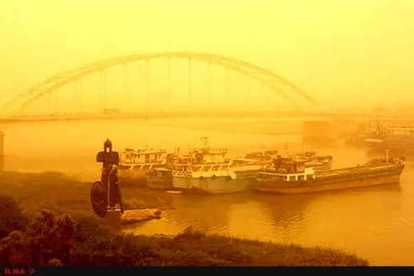 وضعیت قرمز و ناسالم هوا در ۵ شهر خوزستان