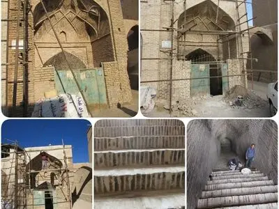 آب انبار تاریخی حاجی یوسف در یزد مرمت و بازسازی شد