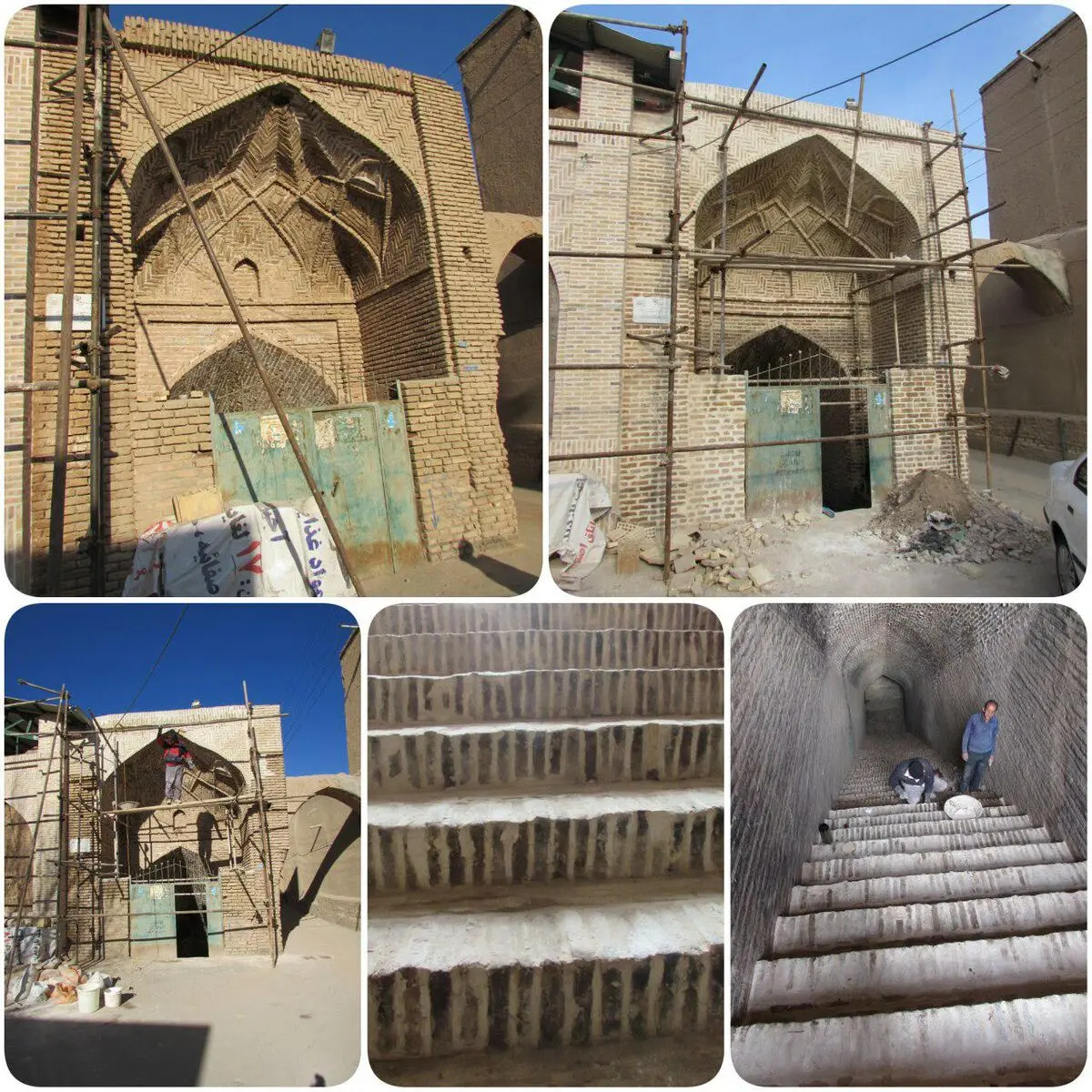 آب انبار تاریخی حاجی یوسف در یزد مرمت و بازسازی شد