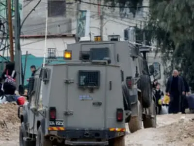 نصب دروازه آهنین در ورودی غربی کمپ «جنین» از سوی ارتش اشغالگر